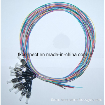 Colorful 12core St Fiber Optic Pigtail